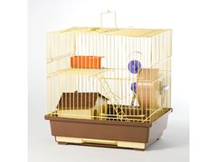Cusca hamsteri, 1 etaj multicolor, 30 x 23 x 31 cm